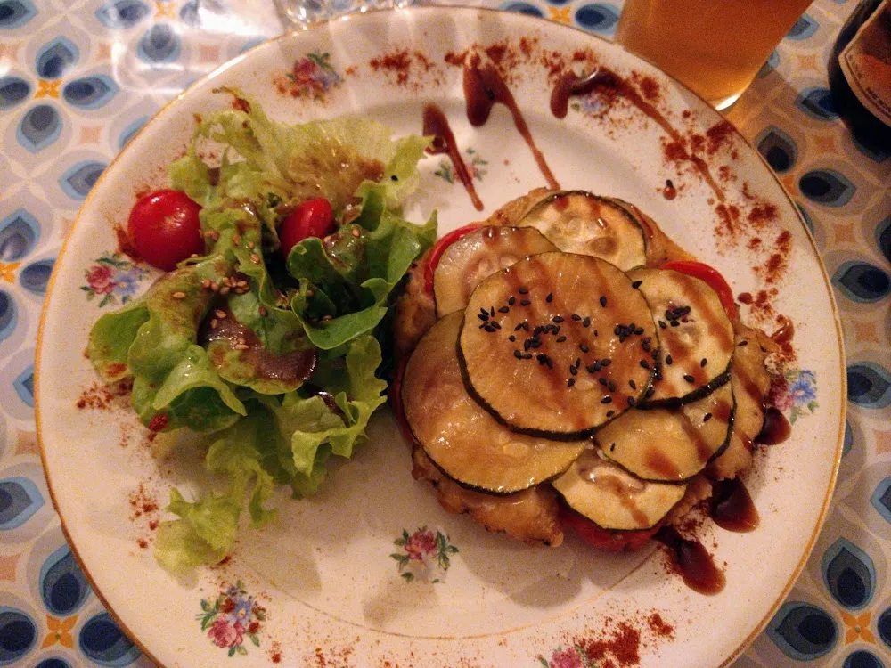 Tarte Du Jour - Tomates Courgettes Et Faumage